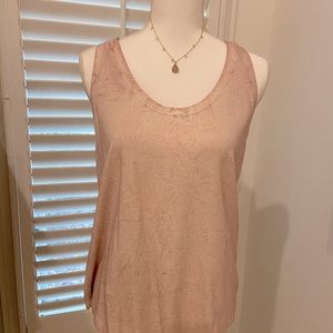 Lulu lemon tank top - Size L  - color light dusty pink -too large for me